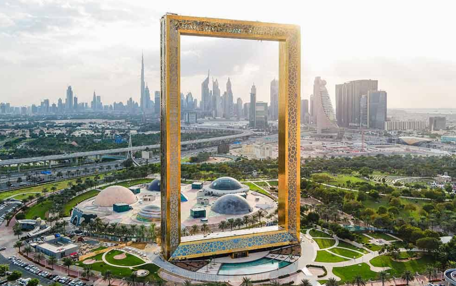 Cặp tháp cao 150m độc đáo có tên là Dubai Frame