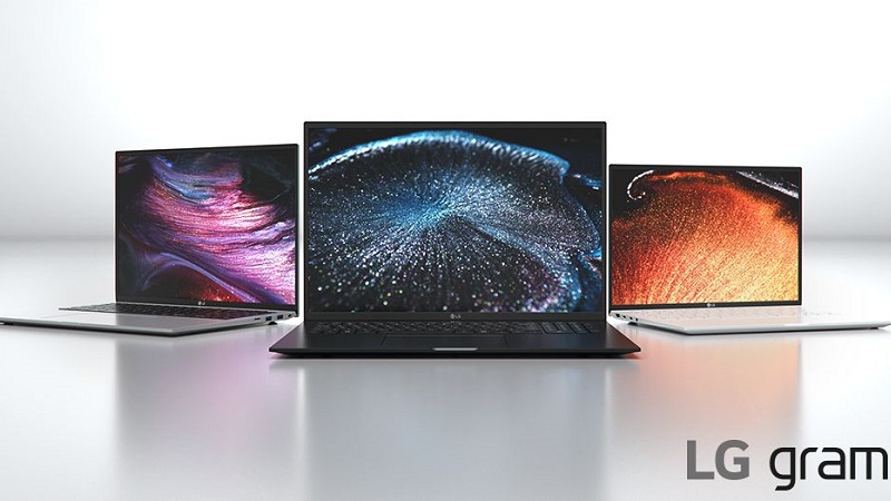 Laptop LG Gram 2021 với thiết kế vô cùng mỏng nhẹ
